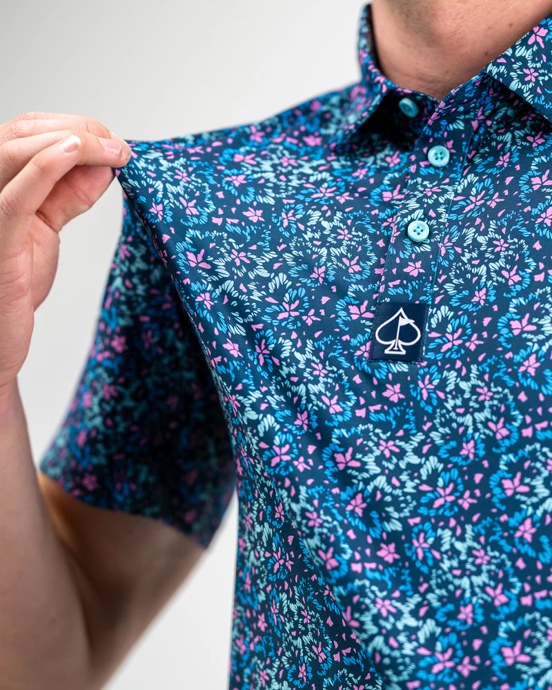 Polo de hombre Fluorescent Floral