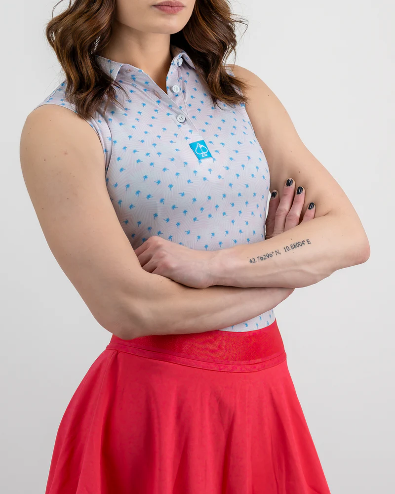 Polo Mujer Palm Sunday Pink