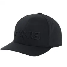 PING GORRA STITCH NEGRA (BLANCO)