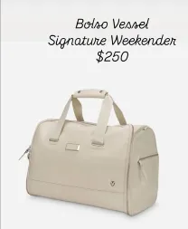 Bolso Vessel Signature Weekender