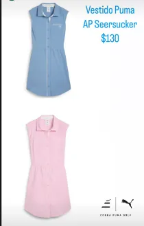 Vestido Puma AP Seersucker
