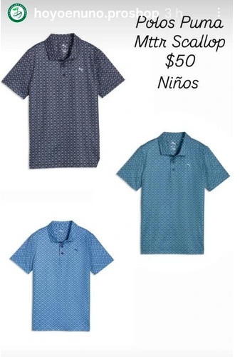 Polo Puma Mttr Scallop (niño)