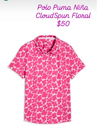 Polo Puma Cloud Spun Floral (niña)