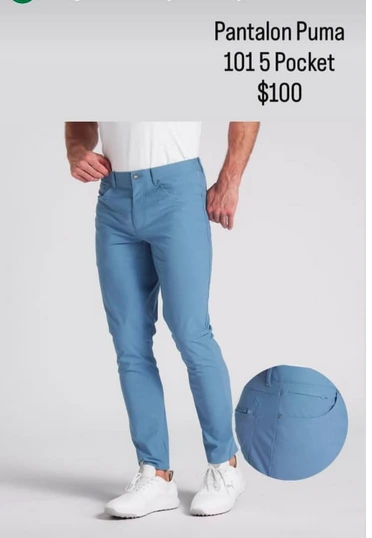 Pantalón Puma 5 Bolsillos 101