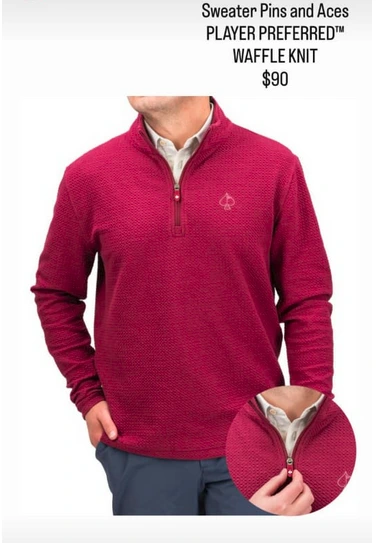 Sweater Pins And Aces Player Preferred