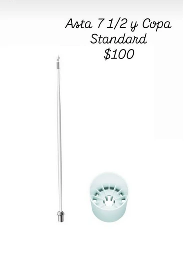 Asta 7 1/2 y Copa Standard