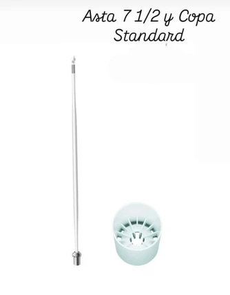 Asta 7 1/2 y Copa Standard
