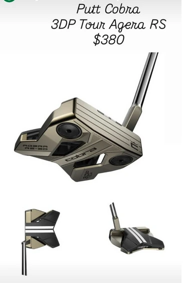 Putter Cobra 3DP Tour Agera RS